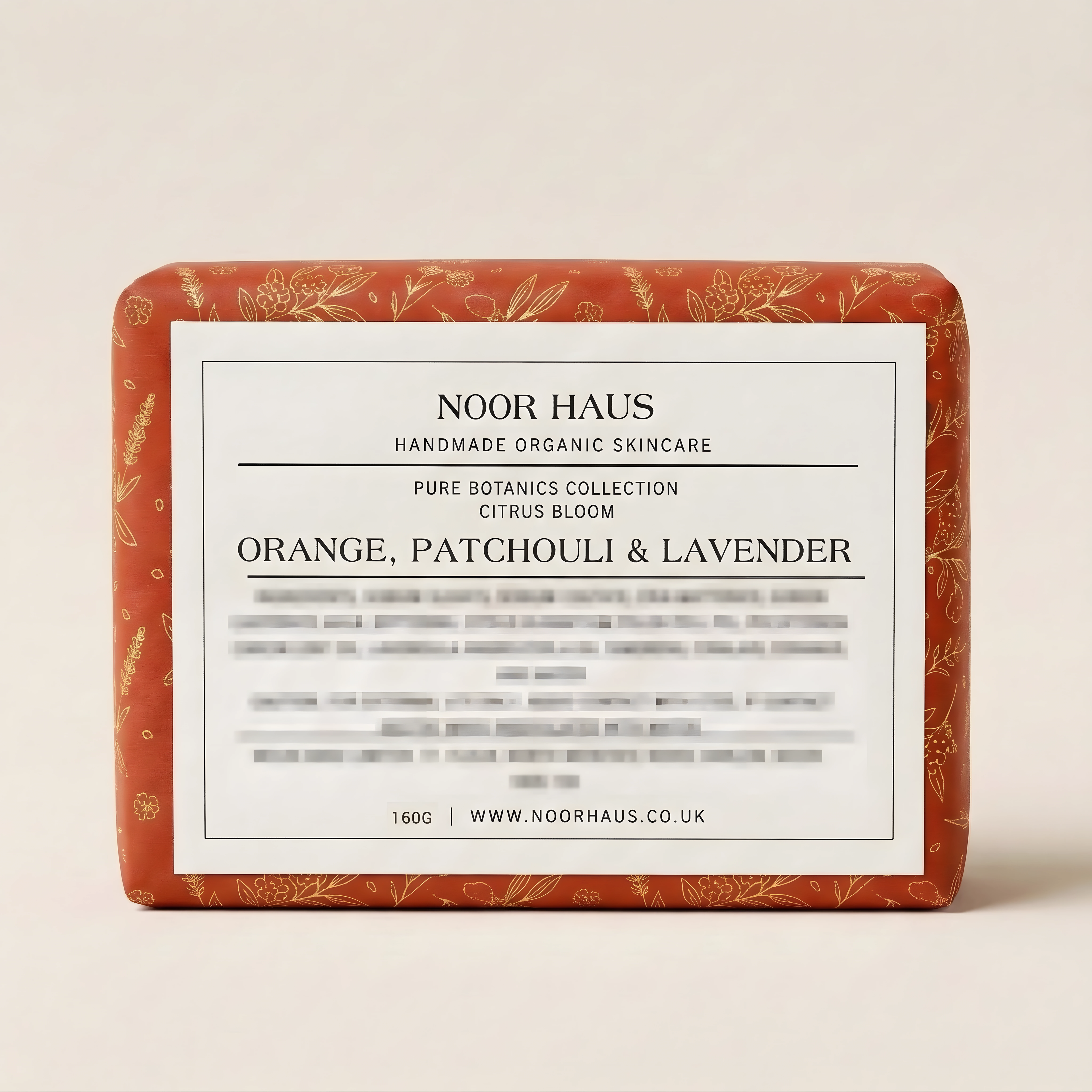 Pure Botanics Soap Orange Patchouli & Lavender