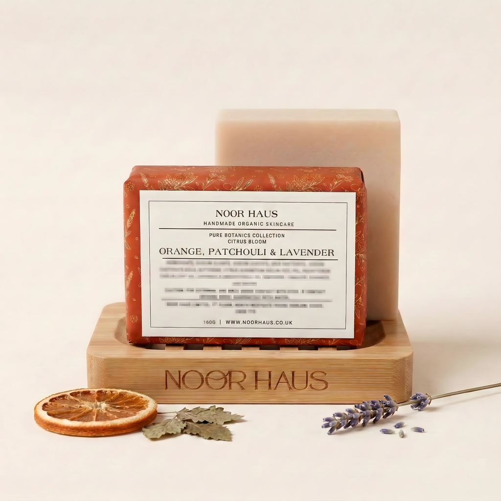 Orange Patchouli & Lavender Soap ingredients