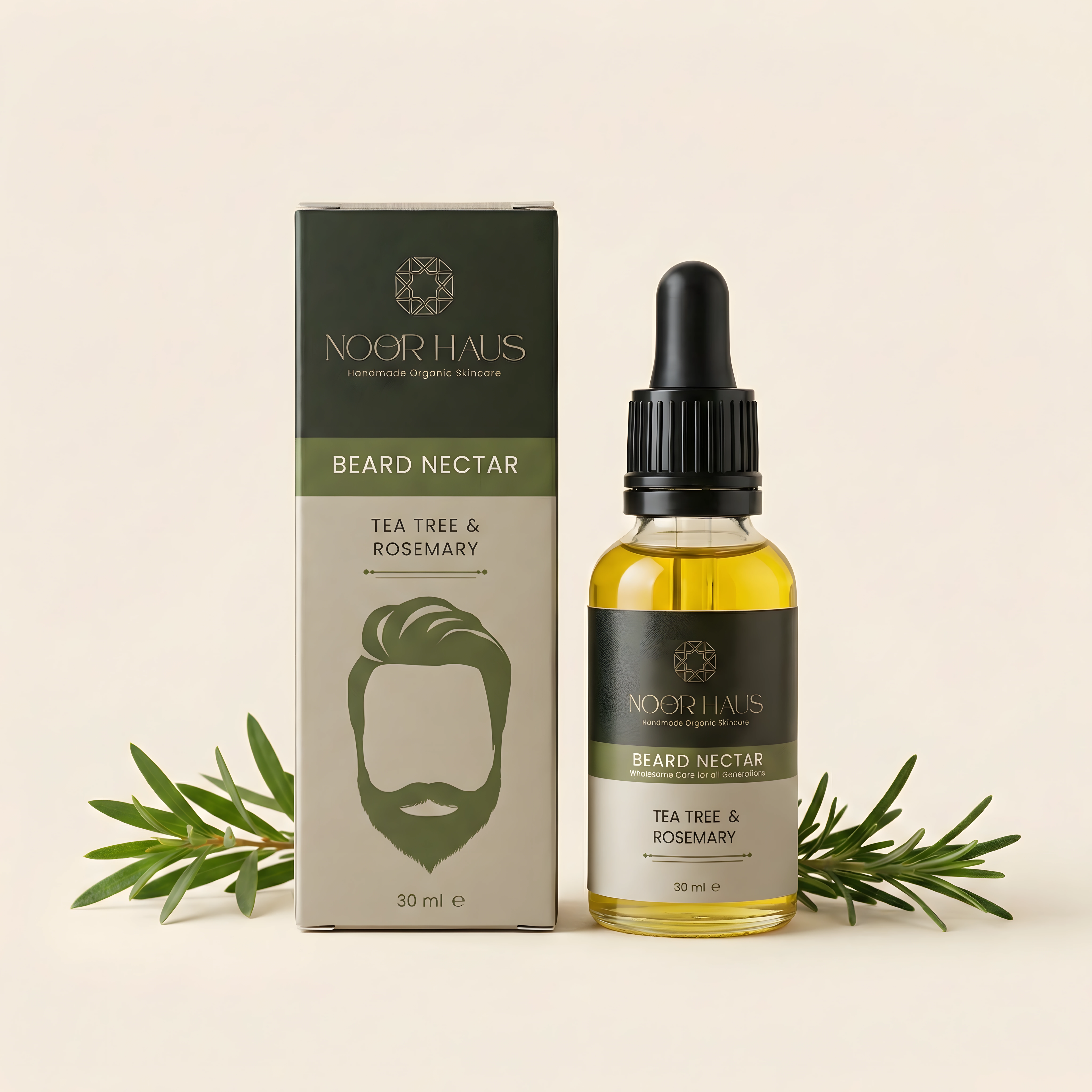 Tea Tree & Rosemary Beard Oil ingredients