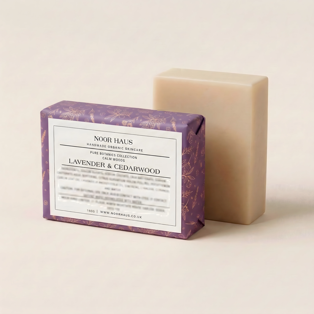 Lavender & Cedarwood Soap side view