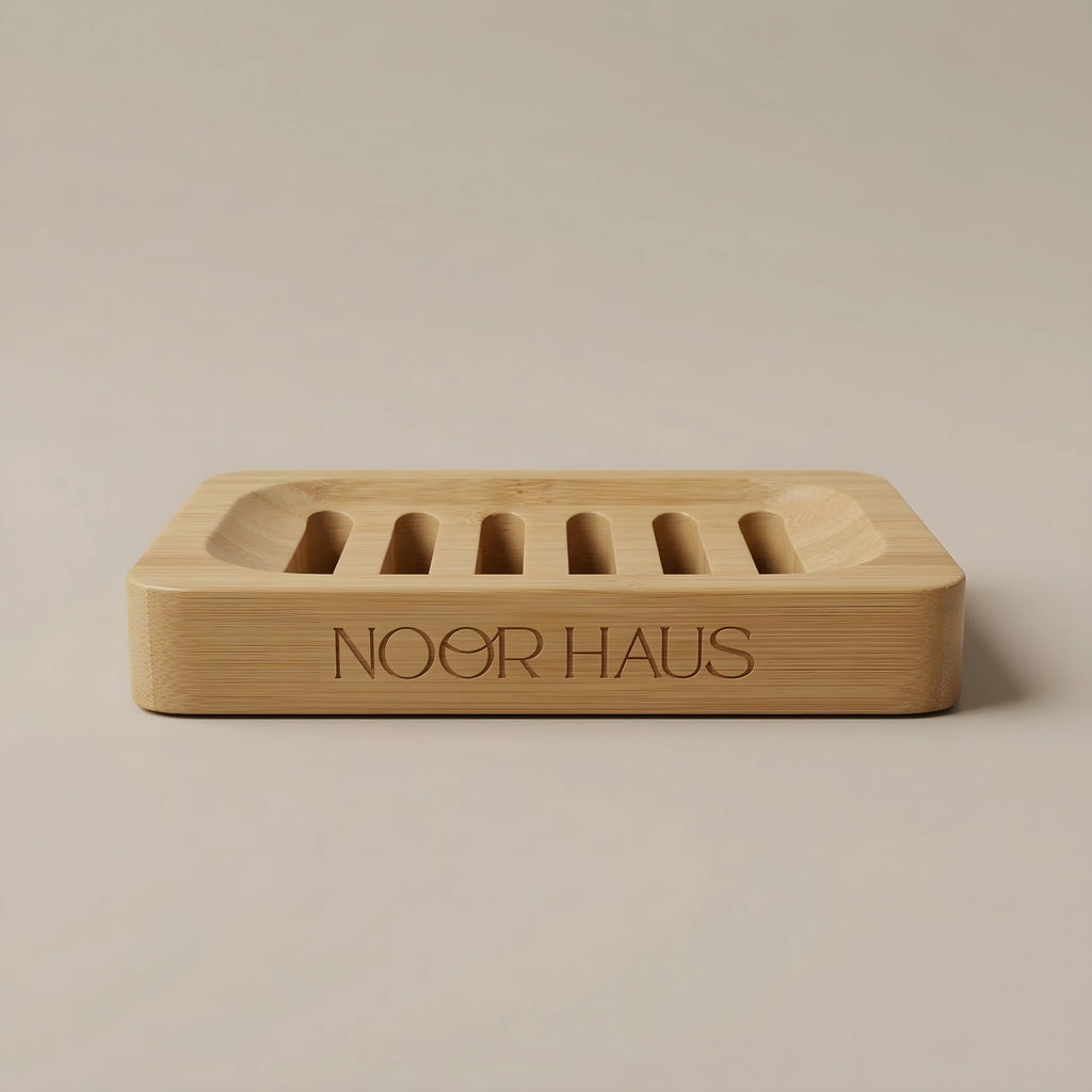 Noor Haus Bamboo Soap Dish