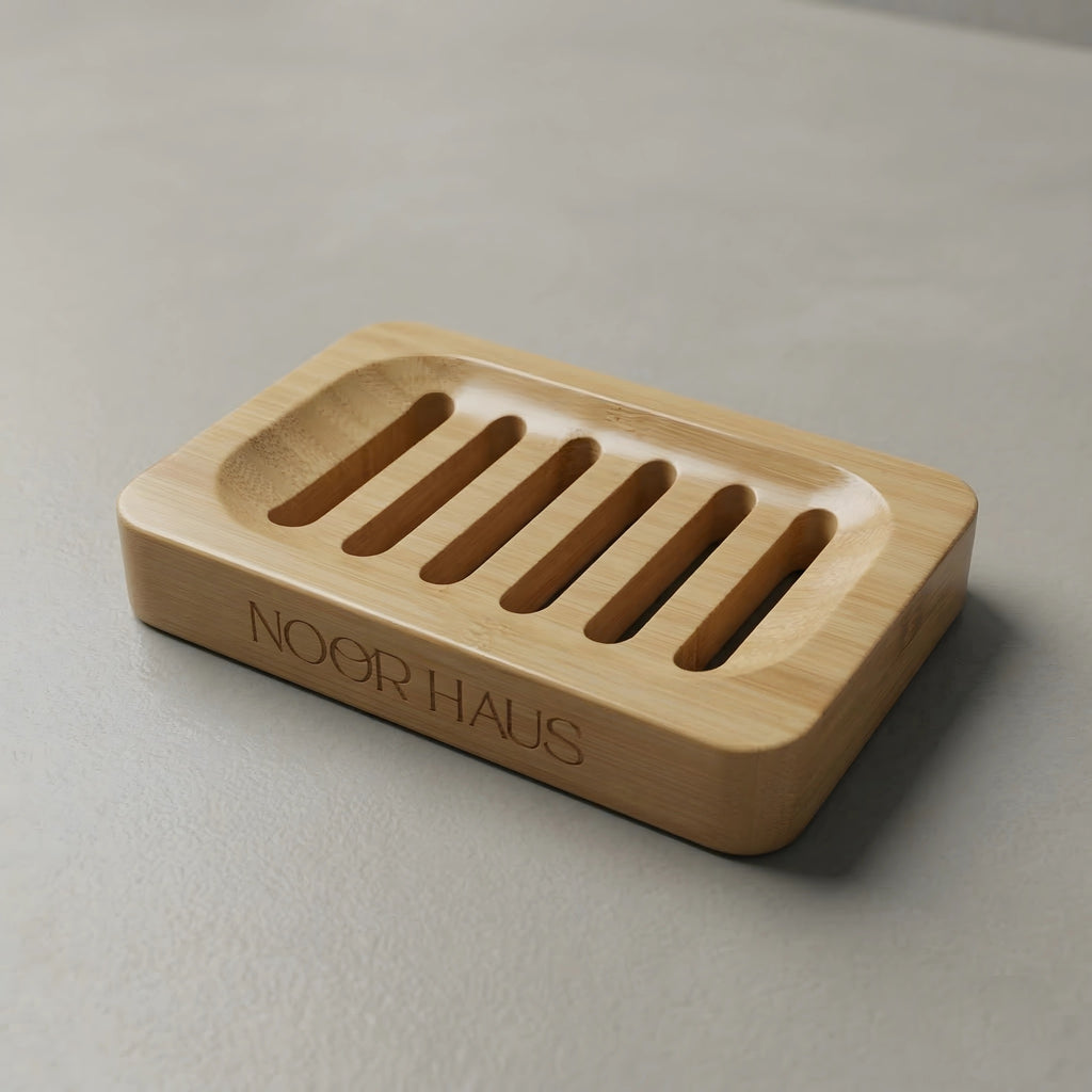 Noor Haus Bamboo Soap Dish