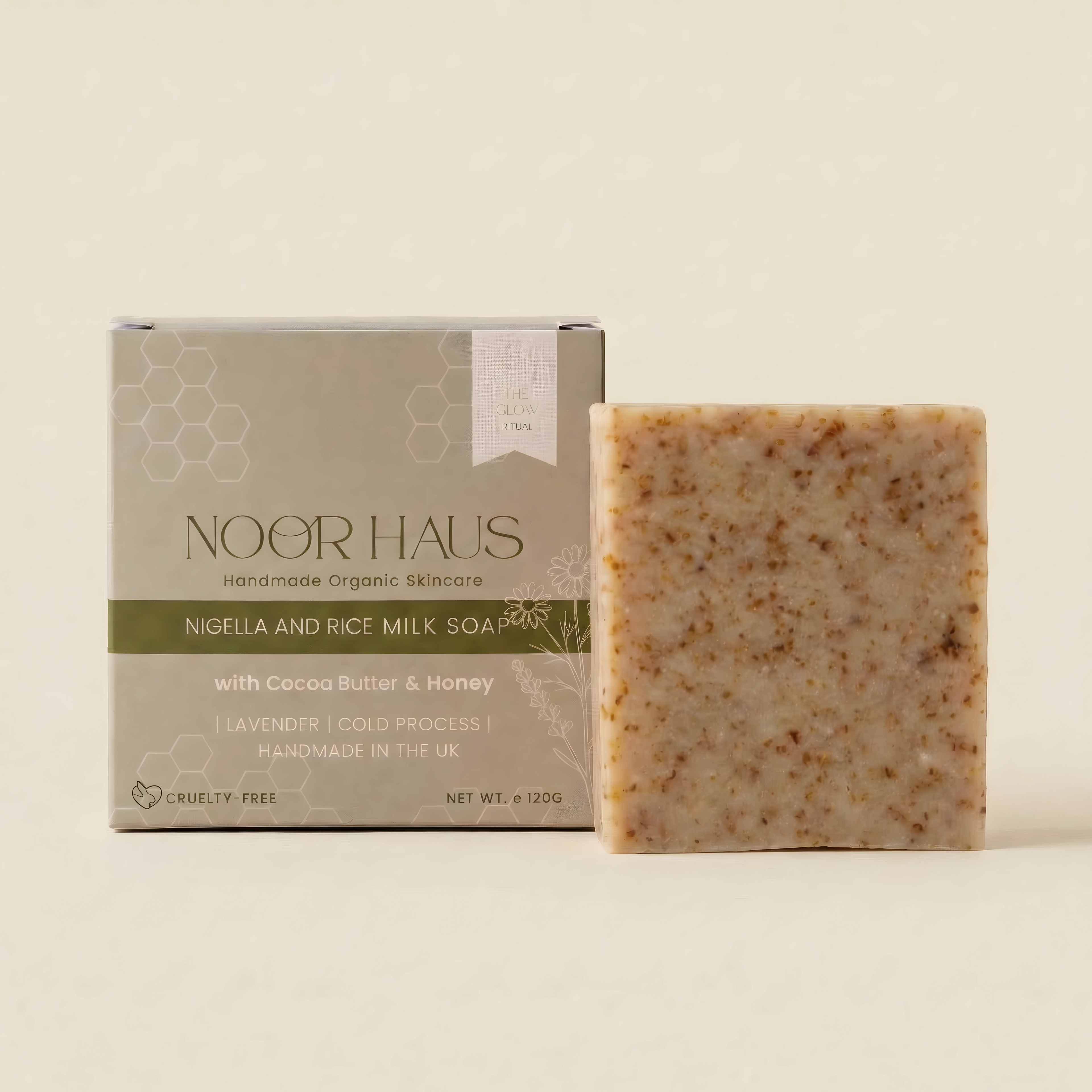 Nigella Soap Lavender side view