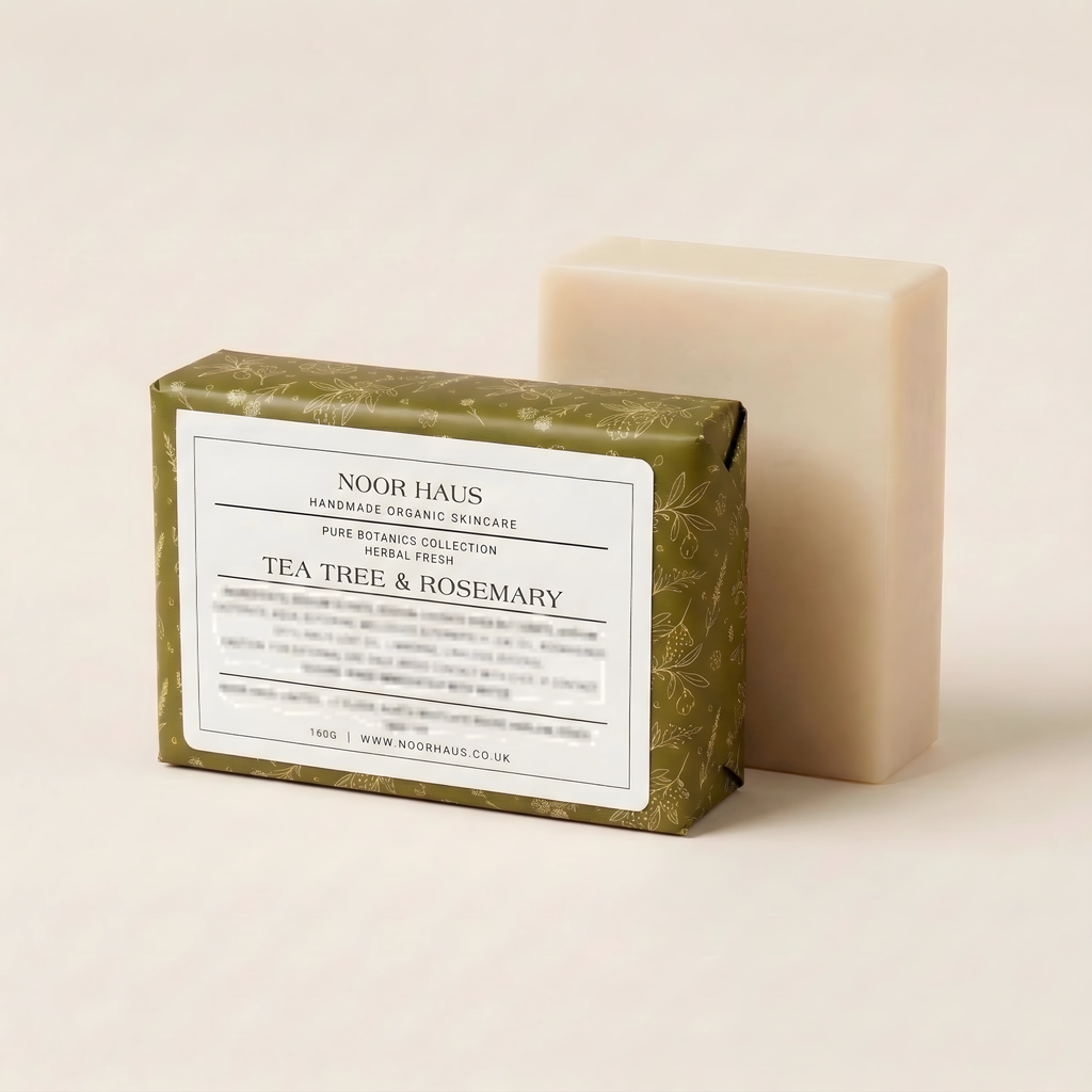 Tea Tree & Rosemary Soap side view