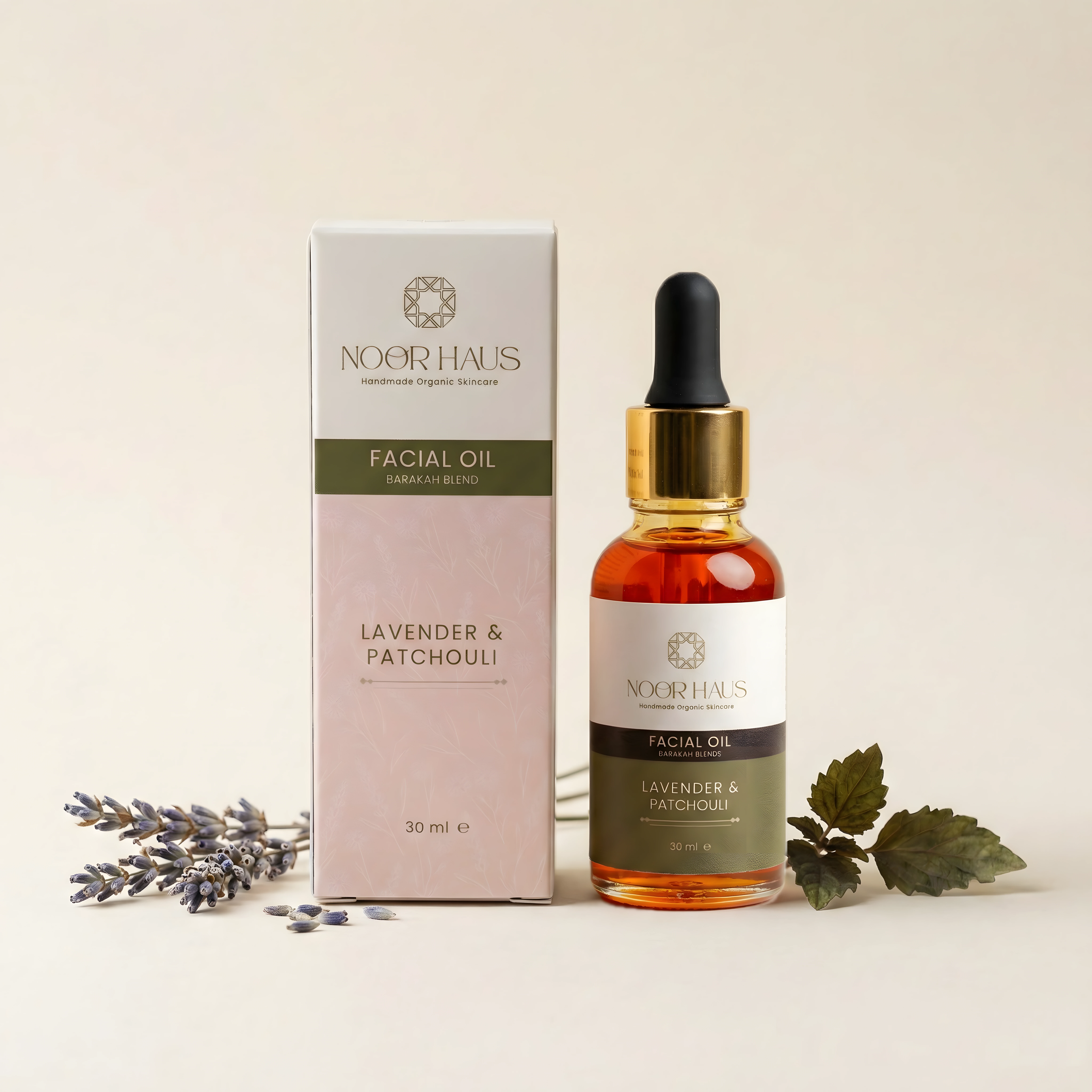 Lavender & Patchouli Facial Oil ingredients