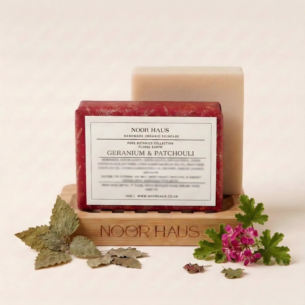 Geranium & Patchouli Soap ingredients